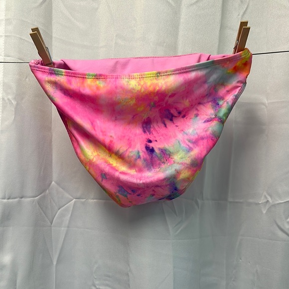 Wonder Nation Bright Pink Unicorn Tankini 2 piece Swimsuit with Butterfly Detail - Picture 7 of 7